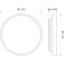 Plafon 1x18 W czarny CL10C18W DPM zdj.2