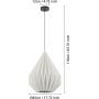Lampa wisząca 1x25 W biała 43933 Eglo Minting zdj.2