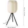 Lampa stołowa 1x40 W biała-czarna 44103 Eglo Belgrave zdj.2