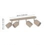 Lampa podsufitowa 4x40 W piaskowa 44164 Eglo Tilston zdj.2