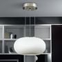 Lampa wisząca 2x60 W biała-nikiel 86813 Eglo Optica zdj.7