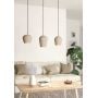 Lampa wisząca 3x40 W beżowa 900143 Eglo Cambaito zdj.4