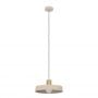 Lampa wisząca 1x40 W beżowa 900429 Eglo Valdiola zdj.1