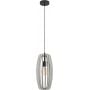 Lampa wisząca 1x40 W czarna-szary/popielaty 900502 Eglo Bajazzara zdj.1