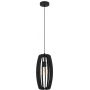 Lampa wisząca 1x40 W czarna 900504 Eglo Bajazzara zdj.1