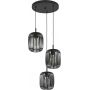 Lampa wisząca 3x40 W czarna 900686 Eglo Romazzina zdj.1