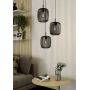 Lampa wisząca 3x40 W czarna 900686 Eglo Romazzina zdj.5