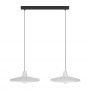 Lampa wisząca 2x40 W biała-czarna 900834 Eglo Miniere zdj.4
