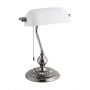 Lampa biurkowa 1x60 W nikiel 901019 Eglo Banker zdj.1