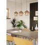 Lampa wisząca 3x40 W brązowa 901924 Eglo Ariscani zdj.5