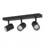 Lampa podsufitowa 3x5 W czarna 901966 Eglo Consuma zdj.1
