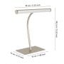 Lampa biurkowa 1x6 W nikiel 901982 Eglo Riccione zdj.2