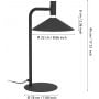 Lampa stołowa 1x7.5 W biała-czarna 902185 Eglo Conomavilla-Z zdj.2