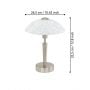 Lampa stołowa 1x60 W biała 91238 Eglo Solo zdj.2