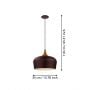 Lampa wisząca 1x60 W 95385 Eglo Obregon zdj.2