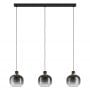 Lampa wisząca 3x40 W czarna-szary/popielaty 99617 Eglo Oilella zdj.3