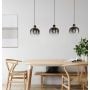 Lampa wisząca 3x40 W czarna-szary/popielaty 99617 Eglo Oilella zdj.5
