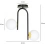 Lampa podsufitowa 10322 Emibig Ragnar zdj.2