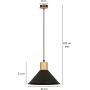 Lampa wisząca 10441 Emibig Rowen zdj.2