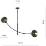 Lampa podsufitowa 11012 Emibig Hunter Stripe zdj.2