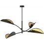 Lampa podsufitowa 4x40 W czarny 11064 Emibig Lotus zdj.4