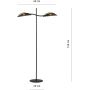 Lampa stojąca 1106LP2 Emibig Lotus zdj.2