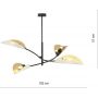 Lampa podsufitowa 4x40 W biały 11074 Emibig Lotus zdj.2