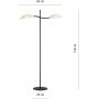 Lampa stojąca 1107LP2 Emibig Lotus zdj.2