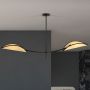 Lampa podsufitowa 2x40 W czarny 11082 Emibig Lotus zdj.3