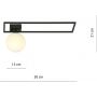 Lampa podsufitowa 11301B Emibig Imago zdj.2