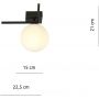 Lampa podsufitowa 11301G Emibig Imago zdj.2