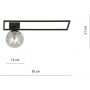 Lampa podsufitowa 11311B Emibig Imago zdj.2