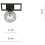 Lampa podsufitowa 11311E Emibig Imago zdj.2