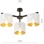 Lampa podsufitowa 11453 Emibig Jordan zdj.2