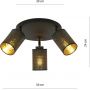 Lampa podsufitowa 11524PREM Emibig Bronx zdj.3