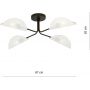 Lampa podsufitowa 11734 Emibig Gomez zdj.2