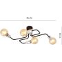 Lampa podsufitowa 11744 Emibig Veken 4 Silver zdj.2