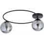 Lampa podsufitowa 2x10 W czarna 12562 Emibig Sopra zdj.1