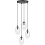 Lampa wisząca 4x10 W czarna 12654PREM Emibig Astral zdj.1