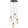 Lampa wisząca 4x10 W czarna 12674PREM Emibig Astral zdj.1