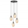 Lampa wisząca 4x10 W czarna 12674PREM Emibig Astral zdj.3