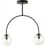 Lampa podsufitowa 2x10 W czarna 12862 Emibig Archi zdj.1