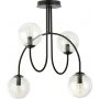 Lampa podsufitowa 4x10 W czarna 12864A Emibig Archi zdj.1