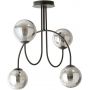 Lampa podsufitowa 4x10 W czarna 12874A Emibig Archi zdj.1