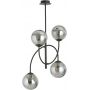 Lampa podsufitowa 4x10 W czarna 12874B Emibig Archi zdj.1