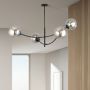 Lampa podsufitowa 4x10 W czarna-grafitowa 11004 Emibig Hunter zdj.5