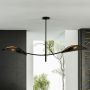 Lampa podsufitowa 2x10 W czarna-złota 11062 Emibig Lotus zdj.5