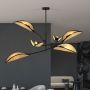 Lampa podsufitowa 6x10 W czarna-beżowa 11086 Emibig Lotus zdj.6