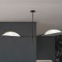 Lampa podsufitowa 2x10 W biała-czarna-złota 11072 Emibig Lotus zdj.5