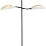 Lampa stojąca 2x10 W biała-czarna-złota 1107LP2 Emibig Lotus zdj.4